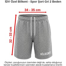 Idv Özel Bilkent - Spor Şort Gri 2 Beden