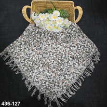 Firuze Eşarp Firuze Desenli Sökme Boncuklu Eşarp 436-127