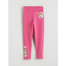 Lc Waikiki Yeni Sezon Beli Lastikli Paw Patrol Baskılı Kız Çocuk Tayt