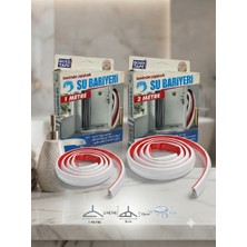  su bariyeri kendinden yapışkanlı banyo mutfak duş makina etrafı ıçin su önleyici bariyer ıkili set 2+1 mt