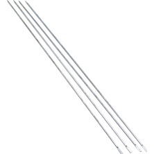Mercora Tech Ince Kare Kesim Metal Ciğer ve Domates Şişi - 50 cm