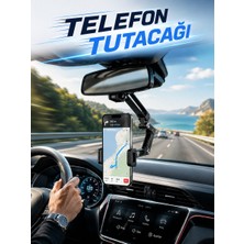 Ethab Ticaret Araç Dikiz Aynası Telefon Tutucu Navigasyon Kullanımına Uygun Telefon Standı - GL002V-7MTD89