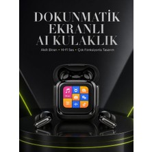 Ethab Ticaret Yeni Nesil Dokunmatik Ekranlı Aı Kablosuz Kulaklık - GL002V-7MTAP3
