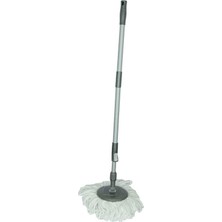 Solmazlar Online Spin Mop Temizlik Seti 360 Derece Döner Başlıklı Kova+Mop+Paspas+Sap Karışık Renk