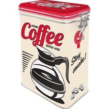 Nostalgic Art Nostalgic-Art 31105 Usa – Strong Coffee Aroma Kapağı Served Here | Retro Aromadose| Sac Kutu | Kahve-Kutu | | Metal