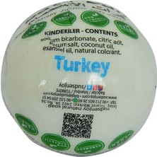 Solmazlar Online Beyaz Gül El Yapımı Banyo Küvet Topu Sabunu Beyaz 90-120 gr