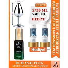 Aşkın Deposu DEROMEYA HEALTH -  VELVET ROSE Kadınların Sorduğu O Koku Afrodizyak Etkili  KADINLARIN KARŞI KOYAMADIĞI PARFÜM 10 ML +9 CM ANAL PLUG + ÇOK ÖZEL HEDİYE