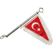 Moto Ulusoy Makam Bayrağı Flama Ay Yıldız 45 cm