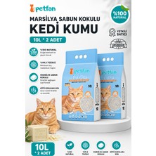 Petfan Marsilya Sabunu Kokulu Bentonit Kedi Kumu (2*10L)