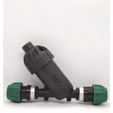 STF Damlama Sulama Plastik Disk Filtre 1'1/2 (50 Mm) 2 Adet Kaplin Adaptör