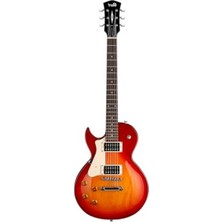 Esranın Dünyası Kırmızı Sunburst Renkli Elektro Gitar, Kesik Kasa