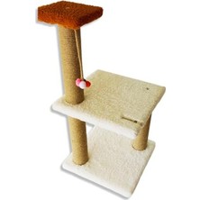 Esranın Dünyası Iki Katlı Yavru Kedi Tırmalama Tahtası, Beyaz