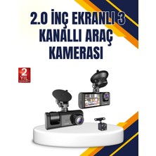 ALFA AKSESUAR 03 Araç Içi Kamera Seti | 170° Geniş Açı, Hareket Algılama ve Park Koruma