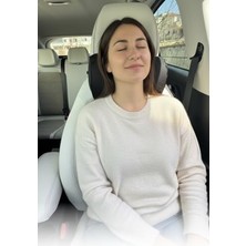 Esranın Dünyası Siyah Visco Boyun Destek Yastığı ile Rahat Seyahat