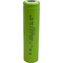 Aydogan's Sertec - 1.2V 3800 Mah - 4/3A - Ni-Mh Şarjlı Pil - (Başsız / Flat Head)