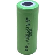 Aydogan's Sertec 1.2V 2000 Mah - 4/5A - Ni-Mh Şarjlı Pil - (Başsız / Flat Head)