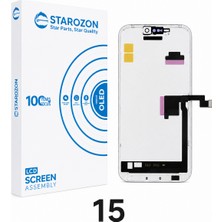 Starozon iPhone 15 Soft-Oled Flex'li Sensörlü Diagnostic Ekran