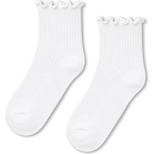 Carnaval Socks Kıvrık Fırfırlı Kadın Soket Çorap