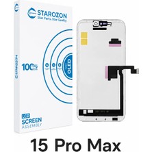Starozon iPhone 15 Pro Max Soft-Oled Flex'li Sensörlü Diagnostic Ekran