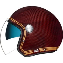Nexx X.G20 Lıgnage Karbon Bordo-Sarı Kask