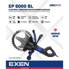 Exen Ep 6000 Bl - 6000W 410MM Elektrikli Kömürsüz Beton Kesme Makinası