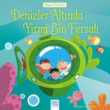 1001 Çiçek Kitaplar Dünyaca Ünlü Eserler - Denizler Altında Yirmi Bin Fersah Jules Verne