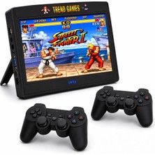 Jacom 26.800 Oyunlu Şarjlı LCD Ekranlı Kablosuz Retro Oyun Konsolu - 2 Kablosuz Kollu - HDMI Çıkışlı