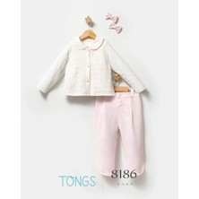 Tongs Baby Kız Çocuk Saç Tokalı 3'lü Takım Pembe 8186