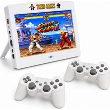 26.800 Oyunlu Şarjlı LCD Ekranlı Kablosuz Retro Oyun Konsolu - 2 Kablosuz Kollu - HDMI Çıkışlı - Jacom