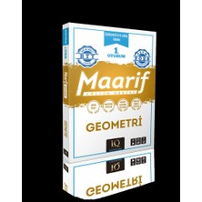 IQ Yayınları Geometri Maarif Eğitim Serisi Üniversiteye Giriş Sınavı 1.Oturum Kitap