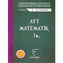 Karekök Yayınları Ayt Matematik 1. Kitap Mps Karekök