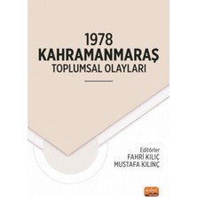 Nobel Bilimsel Eserler 1978 Kahramanmaraş Toplumsal Olayları