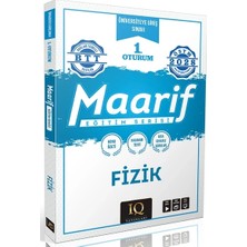 IQ Yayınları Iq Üniversiteye Giriş Sınavı 1.oturum Fizik Maarif Eğitim Serisi