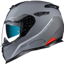 Nexx SX.100 Skyway Gri-Kırmızı Kask