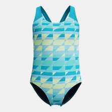 Speedo Print Splashback One Piece Çocuk Mayo