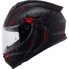 Givi Gıvı 50.x Arachno Mat Siyah-Kırmızı Kask