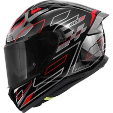 Givi Gıvı 50.9 Assault Siyah-Tıtanıum-Kırmızı Kask