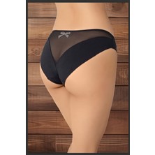X-Lady Kadın Transparan Tül Detaylı Slip Külot