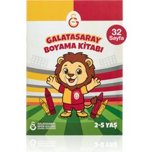 Belirtilmemiş Galatasaray Boyama Kitabı Küçük Aslan 2-5 Yaş - Lisanslı Orijinal