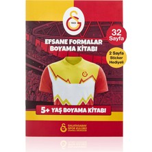 Belirtilmemiş Galatasaray Boyama Kitabı Efsane Formalar 5 Yaş Üzeri - Sticker Hediyeli Lisanslı Orijinal