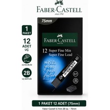 Danacı Kırtasiye 12 Adet Uç 0,7 Min 2b 75 mm 1 Paket Faber-Castell
