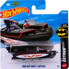 Hot Wheels 1966 Bat Boat Batman Classic Tv Series 1:64 Die-Cast Model Mattel 107/250