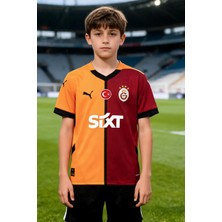 Galatasaray Puma 2024/2025 Çocuk Iç Saha Forma 77965901 Sarı Kırmızı