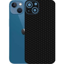 Kapps Iphone 13 ile Uyumlu Bumper Serisi Premium Arka Kapak Kaplama(Kenarlar Yoktur!)