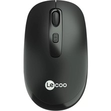 Lenovo Lecoo WS205 Nano Alıcılı Kablosuz 1600 Dpı Siyah 4 Tuş Mouse