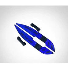 Kuzey Motor Honda Pcx Cnc Modifiye Basamak Mavi 2021-2024
