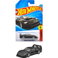 Hot Wheels Ferrari F40 Competizione Uzun Kart Siyah JMX24