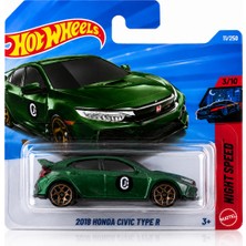 Hot Wheels 2018 Honda Civic Type R Night Speed 164 Die-Cast Metal Model Araba Mattel 11250