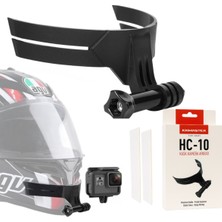Empressco Motosiklet Kask Çene Aksiyon Kamera Tutucu, Güçlü ve Güvenilir Bağlantı