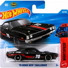 Hot Wheels '70 Dodge Hemı Challenger Night Speed 164 Die-Cast Metal Model Araba Mattel 36250